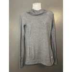 GapFit Breathe Hoodie Womens XS Gray Long Sleeve Thumbholes Running Activewear Photo 1