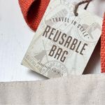 Reusable Boston Theme Black Strap Canvas Tote Bag NWT Photo 2