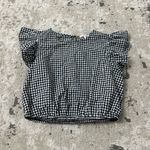 TCEC  Black & White Gingham Matching Skirt Set Size Medium Photo 4