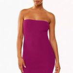 Aritzia Babaton Sculpt Knit Tube Dress in Pink Photo 0