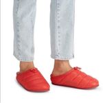 Coach  Red Quilted Nylon Slip-on Slippers(Size 9B) Photo 0