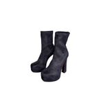 Giuseppe Zanotti  NIB 145mm Aureliee Suede Sock Boots in Black Size 39.5 Photo 3