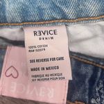 Revice Denim REVICE Womens Yin Yang Two Tone Denim Zippered Shorts Size 27 Pockets Nasty‎ Gal Photo 3