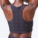 Terez Sports Bra Black Rainbow Seeing Sound Hi-Shine Bra Sz XL NWT Colorful Photo 1