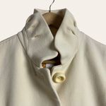 J.Crew Ivory Cream Wool Coat Size 0 Photo 1