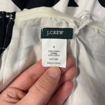 J.Crew  NWOT Strapless Geometric Mini‎ Dress Womens Size 4 Black White Photo 1