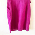 Rebecca Taylor  One Shoulder Dress Size 0 Silk Blend Spring Magenta Pantone Party Photo 5