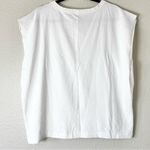 Aerie  White Sweatshirt Muscle Tee Size Medium Photo 1