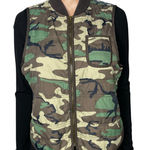 Denim & Supply Ralph Lauren  Distressed Flag Camo Vest Jacket M Military Vintage Photo 0