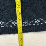 Vintage All American Comfort Winter Design Full Zip Acrylic Poly Sweater Adult L Blue Size L Photo 3