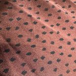 Abercrombie & Fitch satin copper and black scratch dot print midi skirt medium Photo 3