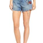 BLANK NYC new ★ Festival Floral Embroidery Denim Cut Off Shorts ★ Inside Joker 30 Photo 13