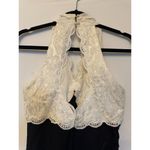 Vintage Scott McClintock Stunning Lace Dress with Broach and Pearl Detail Size 6 White Photo 5