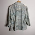  Zenergy Lightweight Jacket With Pockets White Multi XL Chico's 3 Photo 1