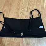 SheIn Smocked Black Bathing Suit Top Photo 1