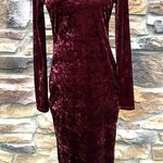 Michael Kors Crushed Velvet Cordovan Slim Fit Crewneck long Photo 0