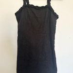 Urban Outfitters  black linen mini dress size medium lightweight summer boho Photo 0