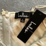 NWT Lulus champagne sequin maxi dress size S Photo 4