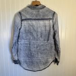 BDG Urban Outfitters Nelly Plaid Women’s Button-Down Faded Blue Wash Shirt XS Photo 7