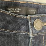 Simply Vera Vera Wang Dark Blue Boot Cut Jeans Size 12 Photo 1