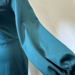 Dress the Population  Teal Long Sleeve Mini Dress Women’s Size Medium Photo 2