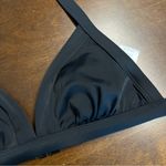 Boden Black Bikini Top Halter Tie Strap Back Clasp Built In Lining US 4 Photo 2