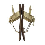 Kate Spade  Sandals Womens 7.5M Flat Metallic Shoes Bow Slingback Summer Gold Photo 9