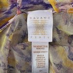 Savagexfenty Savage Fenty Kimono Women Medium Large Orange Purple Abstract Animal Print Sheer Photo 7