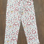 Snoopy Peanuts Valentine Pajama Lounge Pants size M White Size M Photo 0