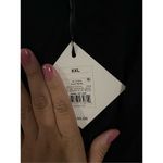 Ava & Viv  Black Scoop Neck Off Shoulder 3/4 Sleeve MIDI Dress Size XXL NWT Photo 5