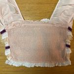 Urban Outfitters  Kimchi Blue Liliana Fairycore Ballet Boho Hippie Ruffle Top M Photo 7