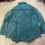 Diane Gilman  Vintage Button Up Denim Top 1X NWT Photo 5