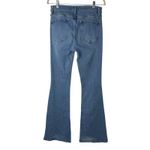 Frame  Le High Flare Jeans Size 31 High Rise Light Wash Stretch Denim Photo 3