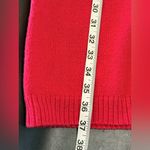 Tommy Hilfiger Red and Navy Cowl Neck Sweater Dress Size L Photo 13