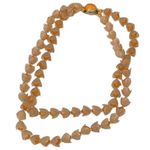 1950s West Germany Signed Plastic Flower Necklace Photo 0