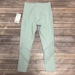 Athleta Dawn Blue Green 7/8 Salutation Stash Mesh Tight Leggings Small NWT Photo 3