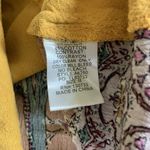 Umgee  Mustard Floral Sleeve Dress M Boho Ruffle Hem Cottagecore Style Photo 4