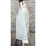 Pendleton  Long Sleeve Button Up White Blue‎ Stripe Lightweight Cotton Women’s M Photo 1