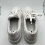 Stuart Weitzman EUC  Pro Sleek Leather Sneakers women’s size 11 white 1624 Photo 5