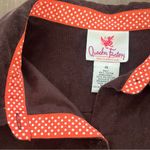 Vintage Quacker Factory Corduroy Fall Button Down Top Cottagecore Sz 1X Brown Photo 1