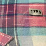 Brooks Brothers  Women’s Size 10 Blue Pink White Shadow Plaid Button Down Shirt Photo 7