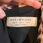 Bec & Bridge Animal Print Flowy Wrap Front Maxi Dress Size 4 Photo 8