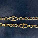 Salvatore Ferragamo Vintage Firenze 4 Navy Leather Clutch Shoulder Bag-Preowned Photo 8