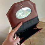 Vintage Patchwork Genuine Leather India Made Square Small Crossbody Bag Tan Photo 3