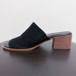 Koolaburra By Ugg Black Suede Raychel Perforated Block Heel Open Toe Mules 8.5 Photo 1