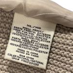 Sebby Oversized Faux Fur Knit Vest, Bohemian Fall Boho Chic, tan/beige, Size XL Photo 8