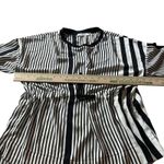 PHASOR Women's‎ M Stripe Blouse Top Flowy Neutal Business Casual Office White Size M Photo 7