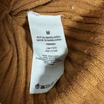 Garage  Women's Size M Long Sleeve Brown Cropped Ribbed Knit Mock Neck Top Photo 4