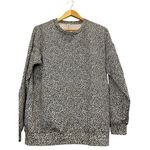 Athleta EUC  Balance Studio Street Animal Cheetah Print‎ Pullover Top Black White Photo 6
