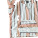 Ocean Drive  Hoodie Womens M‎ Beach Stripes Terry Pullover Photo 2